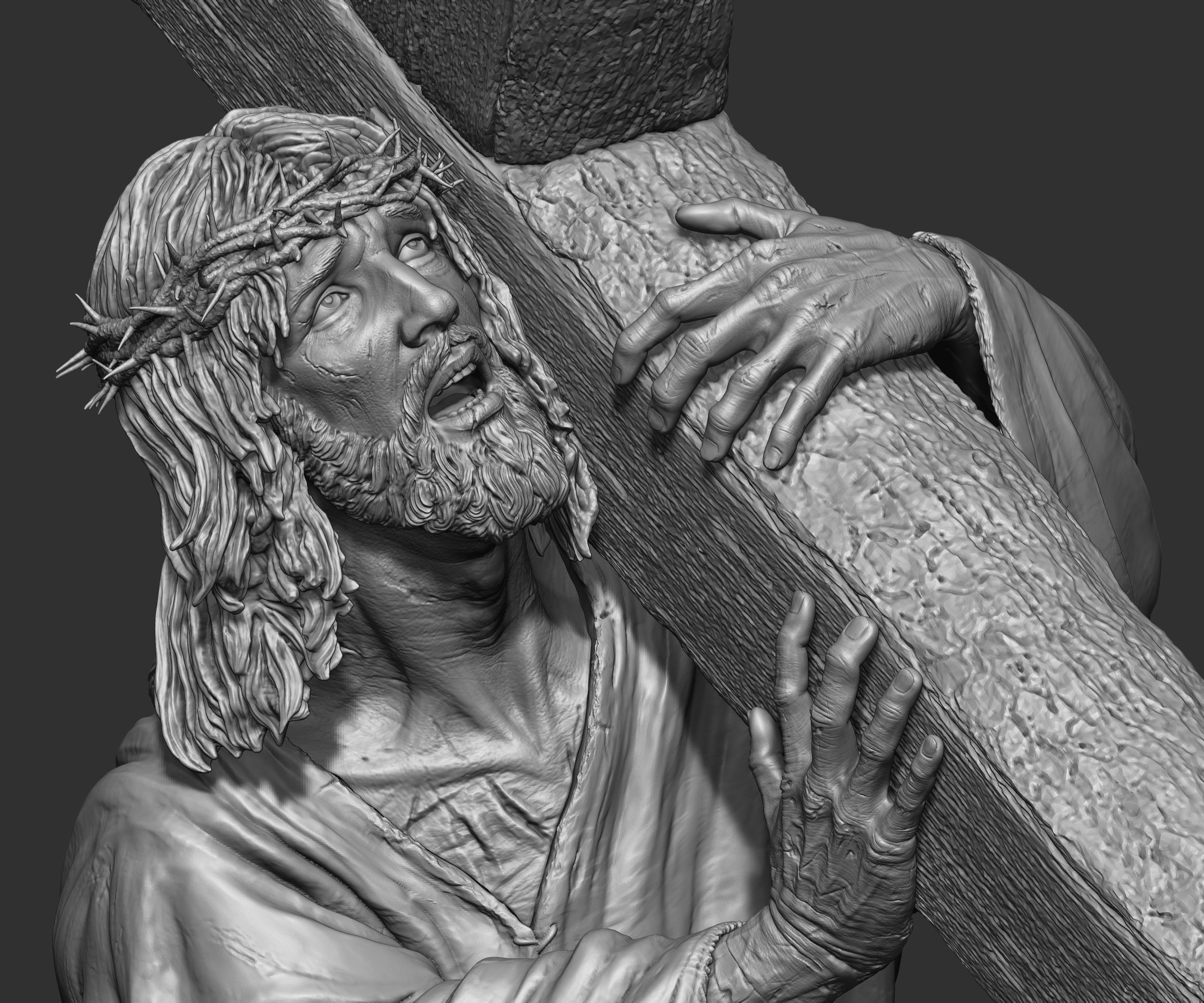 Jesus carrying the cross