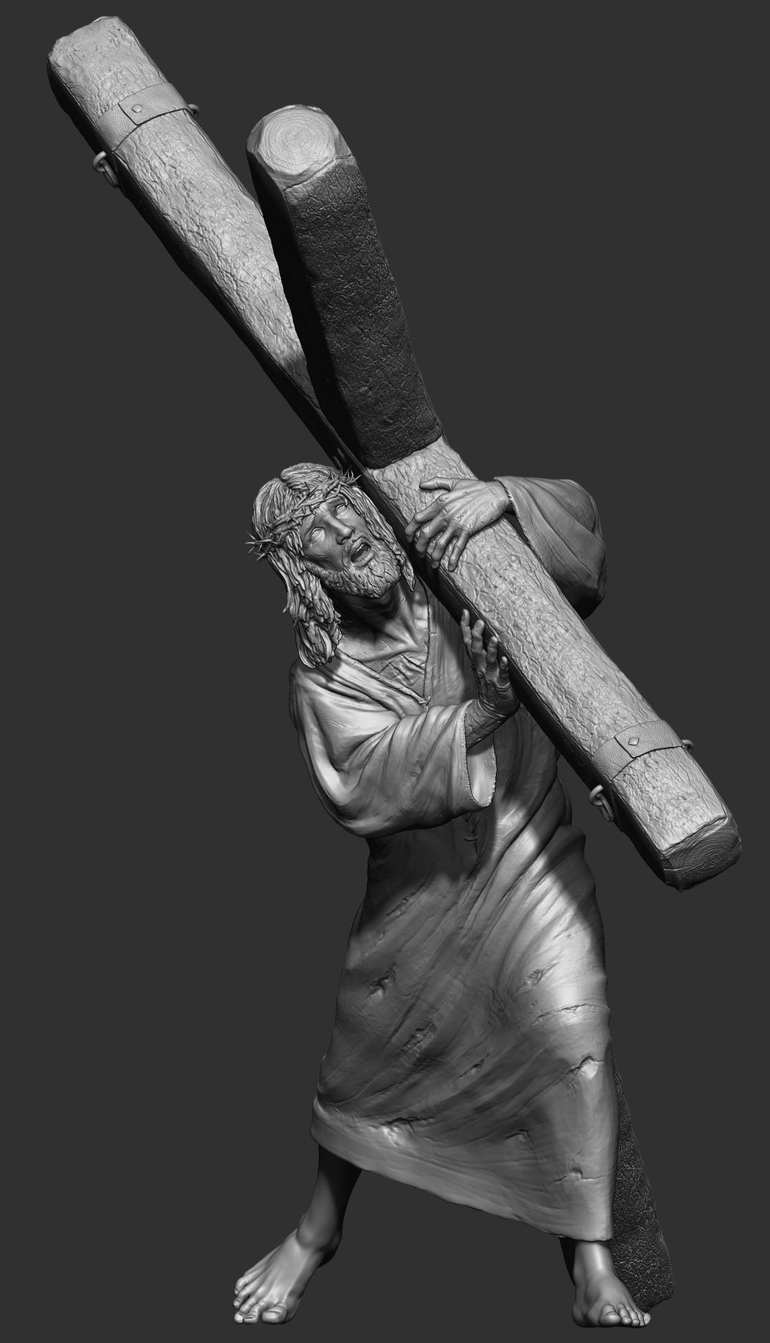 Jesus carrying the cross